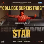 College Superstars Song Poster